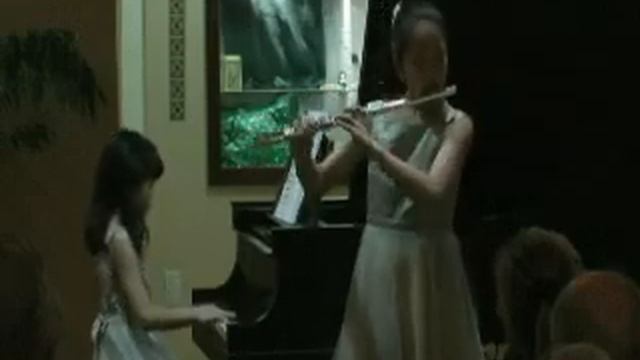 Mozart's Andante for Flute and Piano (Dominique with Valerie) смотреть онлайн