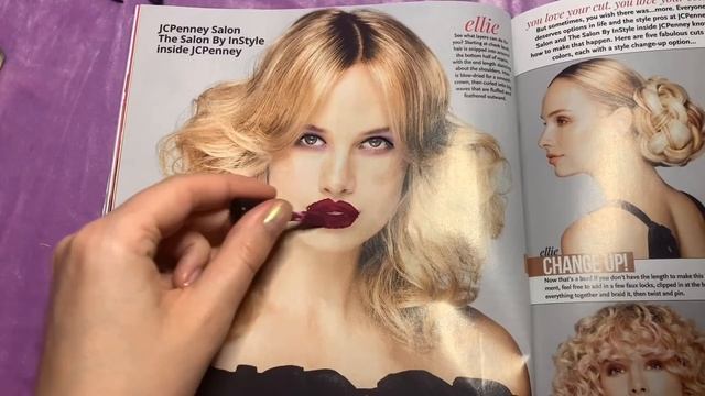 ASMR Applying Makeup to Magazines (Whispered) #7 смотреть онлайн