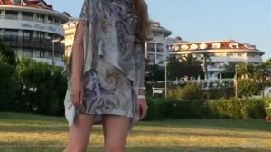 Пончо из легкой ткани