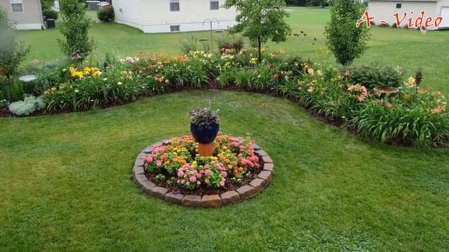 Украшение приусадебного участка Идеи для вдохновения / Home garden decoration Inspirational ideas смотреть онлайн