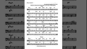 Walking Bass Lesson - Bebop bass lines  Bebop Jazz standard in the key of F