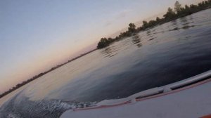 Лодка Kolibri-360 DSL выходит на глиссер с мотором Suzuki DF 6 AS после обкатки