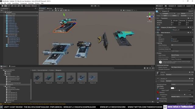Unity Asset Review - The Big Spaceship Builder from Triplebrick смотреть онлайн