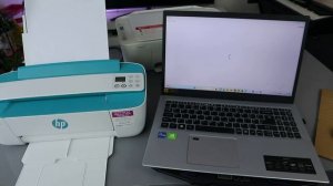 How To Do WiFi SetUp of HP Deskjet 3700 Series All-In-One Printer and Print !!