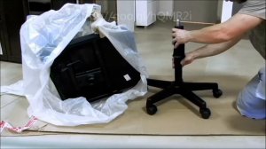 Сборка офисного кресла. Build office chair.