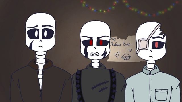 Новогоднее поздравление! [Мои персонажи] смотреть онлайн