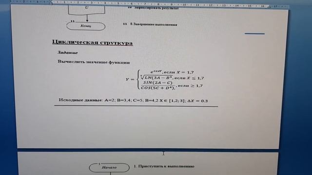 ПРОВЕРОЧНАЯ ПО ГРАФИЧЕСКОМУ ОПИСАНИЮ АЛГОРИТМА смотреть онлайн