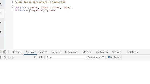 Join two or more arrays in javascript