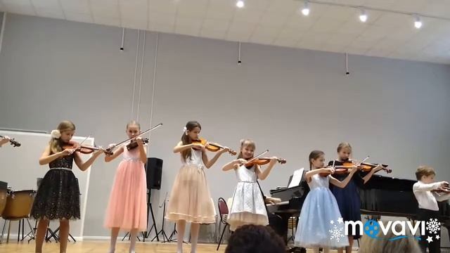 Гуревич "Словацкая полька" ансамбль скрипачей младших классов смотреть онлайн