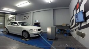 BMW 123 D 204cv Reprogrammation Moteur @ 262cv Digiservices Paris 77 Dyno