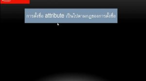 JAVA 070 หลักการสร้างAttribute