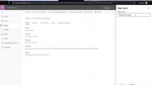 How to change the name of your PowerApps? (Renaming your app, Quick Tip)