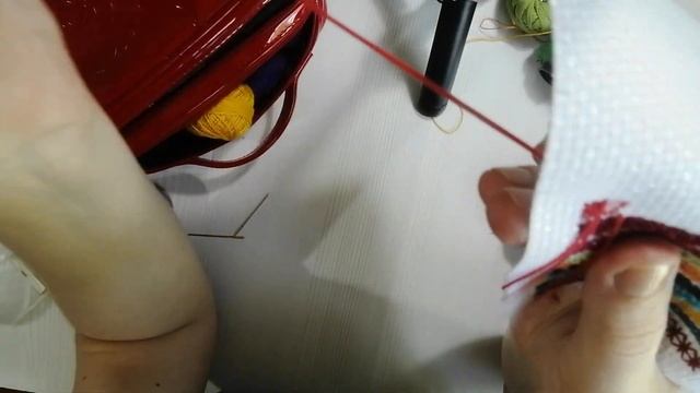 Как вышивать болгарским крестом