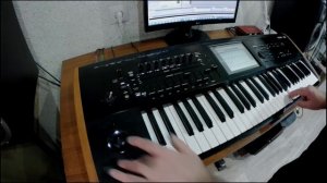Немного экспериментов со звуком на синтезаторе Корг Кронос 2