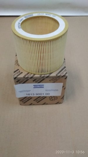 Воздушный фильтр на компрессор Atlas Copco 1613900100. Air filter for Atlas Copco