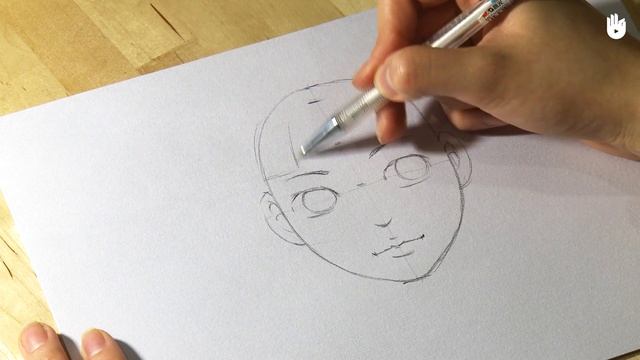 Манга: Как нарисовать лицо девушки смотреть онлайн