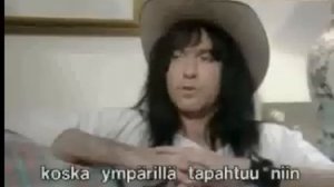 Blackie Lawless, W.A.S.P. -  the "moose" interview - Finland