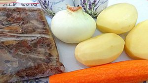 Суп из замороженых лесных грибов