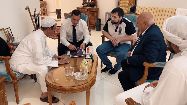 Visit to the residence of His Highness Sheikh Hasher Al Maktoum in Dubai