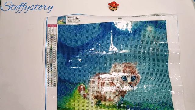 Тигренок. Алмазная мозаика смотреть онлайн