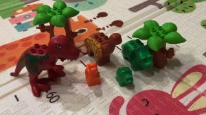 PrexTex Dino Paradise Building Blocks 48pc Set
