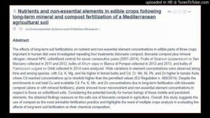 Mineral and compost fertilization of a Mediterranean agricultural soil