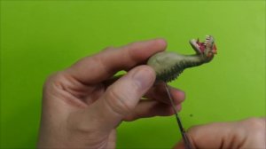 Лепим динозавра из пластилина /Аллозавр/Dinosaur/Allosaurus/Мир юрского периода