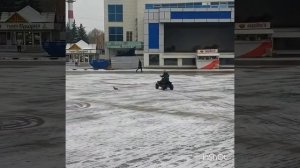 дрифт на квадрике