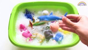 Для детей | Учим домашних, диких, морских животных | Как говорят животные