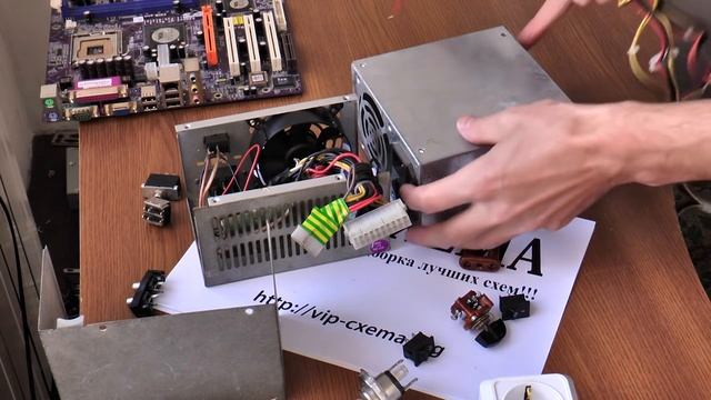 Блок нагрузок для проверки компьютерного БП смотреть онлайн