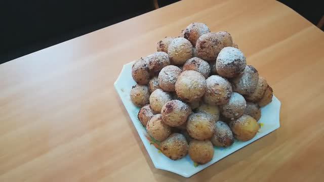 Пончики творожные. Очень вкусные!