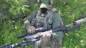 ❗?⚡Командир группы тяжелых снайперов морской пехоты показал новую снайперскую винтовку ВС РФ⚡