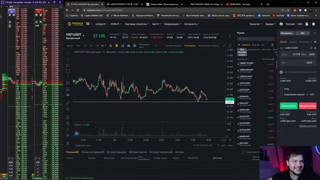 С 1000$ до 100 000$ На Трейдинге! LIVE Торговля Криптовалют На Binance Futures! Скальпинг, Фьючерсы