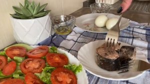 Белковый САЛАТ идеален на ужин ПП еда рецепты