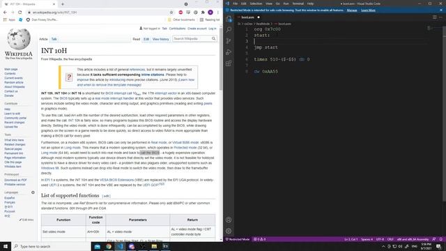x86 Assembly - 3 - MOV and printing a character смотреть онлайн