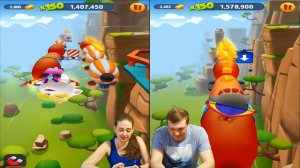 Королевский супер забег в игре Том бег за золотом! Король Том против принцессы Анджелы от Каталекс!