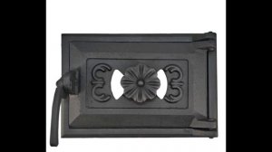 Дверцы для печи со стеклом Fenix 102866К чугунная печная дверка феникс, дверь в печь, грубу