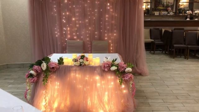 Оформление свадьбы в пудровых тонах смотреть онлайн