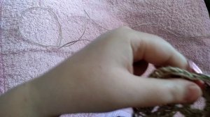 МК коврика крючком из джута (узор _бабушкин квадрат), 0+.??