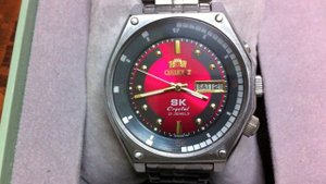 Vintage Orient SK Crystal 21 Jewel Automatic Watch