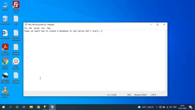 SQL Server Complete Course | SQL Server Tutorial | Create Database in Microsoft SQL Sever | Part 1