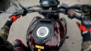 Первый раз на ДЖИМХАНЕ / Первое падение?!/ Bajaj Dominar 400