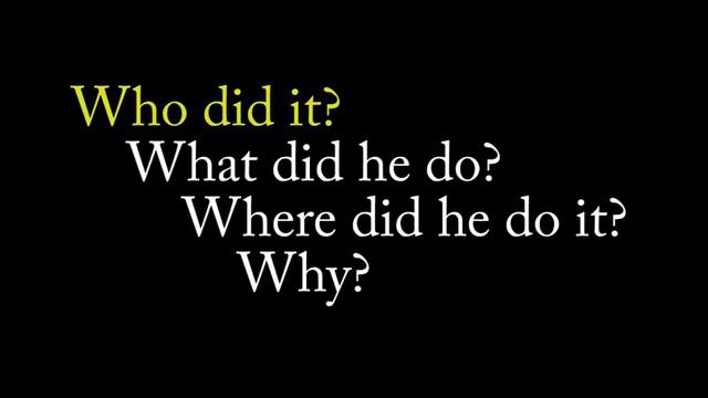 Jazz Chants - Who What When Where Why