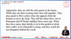 A Shot in the Night _ English Listening Practice