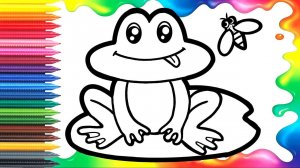 How to draw a frog for kids/Drawing for children