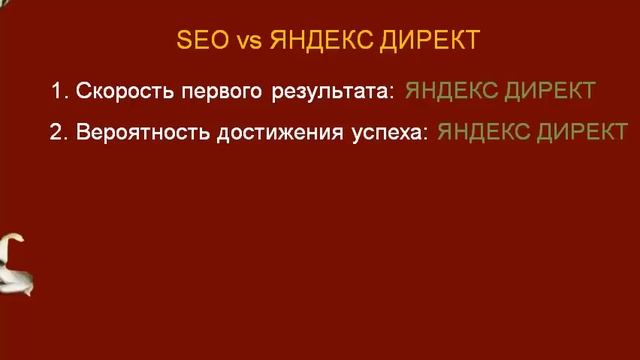 Яндекс Директ и SEO. Что выбрать - СЕО продвижение или Яндекс Директ?