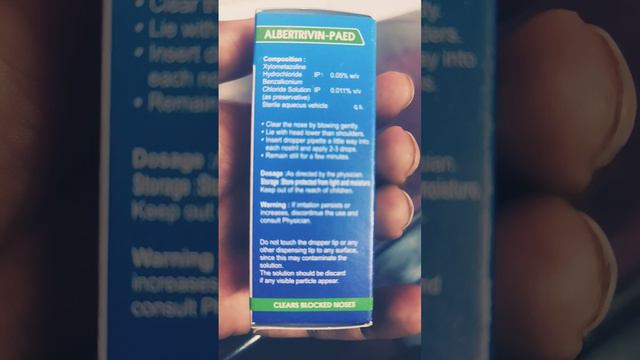 Abertrivin-Paed , जाईलोमेटाजोलिन नाक की ड्रॉप्स। Xylometazoline Nasal Drops