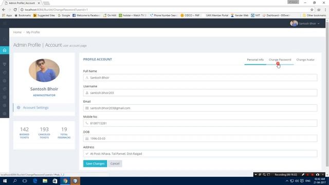 Online Bus Ticket Booking in JAVA смотреть онлайн