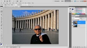 Adding a new background to an image in Photoshop CS5