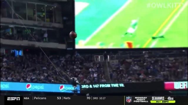Black Cat Scores Touchdown (Giants - Cowboys Game) смотреть онлайн